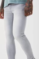 Mens Ice Grey Super Skinny Stretch Jean