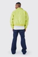 Mens Indigo Relaxed Rigid Flare Jean