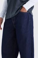 Mens Indigo Tall Baggy Rigid Jean