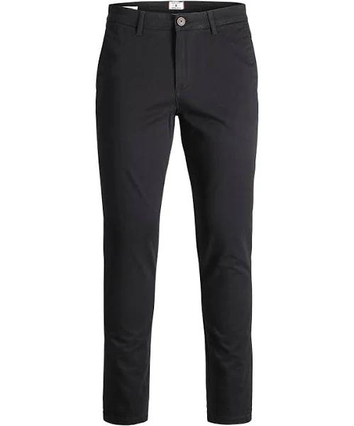 Mens Jack & Jones Chino Trousers - Black