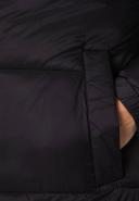 Mens Jack & Jones Longline Padded Coat - Black