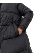 Mens Jack & Jones Longline Padded Coat - Black