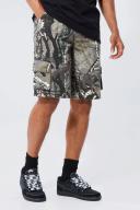 Mens Khaki Fixed Comfort Camo Cargo Short