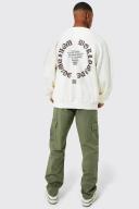 Mens Khaki Fixed Waist Straight Leg Twill Cargo Trouser