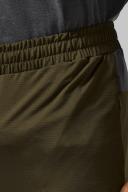 Mens Khaki Man Active Ultra Stretch Contrast Cropped Joggers