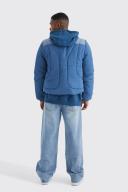 Mens Light Blue Baggy Rigid Jean