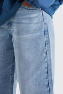 Mens Light Blue Baggy Rigid Jean