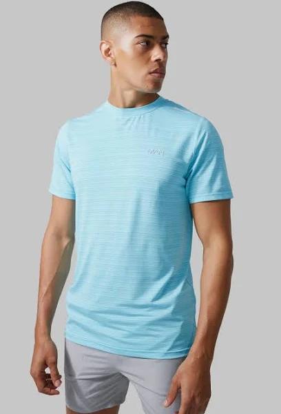 Mens Light Blue Man Active Lightweight Performance T-Shirt