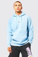 Mens Light Blue Offcl Over The Head Hoodie