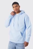 Mens Light Blue Oversized Basic Hoodie