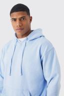 Mens Light Blue Oversized Basic Hoodie