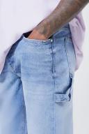 Mens Light Blue Relaxed Fit Carpenter Jeans