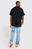 Mens Light Blue Relaxed Fit Carpenter Jeans