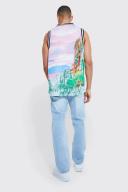 Mens Light Blue Relaxed Fit Jeans