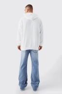 Mens Light Blue Relaxed Rigid Flare Jean