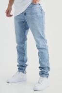 Mens Light Blue Tall Slim Rigid Jean