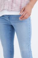 Mens Light Blue Tall Super Skinny Stretch Jean