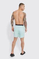 Mens Light Green Mid Length Man Waistband Swim Shorts