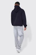 Mens Light Grey Relaxed Fit Rigid Jeans