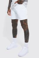 Mens Lilac Slim Fit Coloured Denim Short