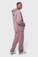 Mens Mauve Oversized Limited Premium Hoodie