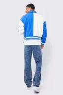 Mens Mid Blue Relaxed Fit Acid Wash Jeans