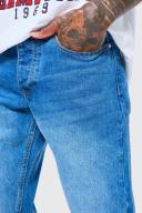 Mens Mid Blue Relaxed Fit Jeans