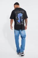 Mens Mid Blue Relaxed Fit Rigid Jeans