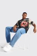Mens Mid Blue Relaxed Fit Rigid Jeans