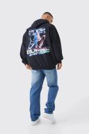 Mens Mid Blue Relaxed Rigid Jean