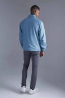 Mens Mid Grey Skinny Stretch Jean