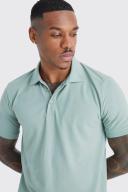 Mens Mint Basic Polo