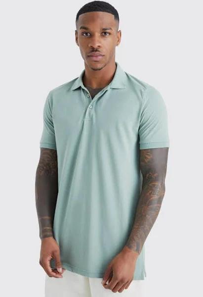 Mens Mint Basic Polo