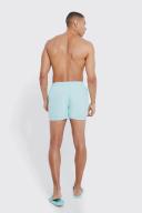 Mens Mint Short Length Homme Plain Swim Shorts