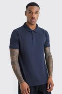 Mens Navy Basic Polo