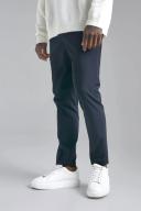 Mens Navy Slim Fit Tailored Trousers