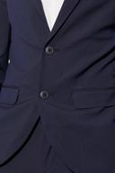 Mens Navy Super Skinny Single Breasted Suit Jacket