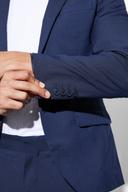 Mens Navy Super Skinny Single Breasted Suit Jacket