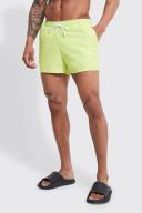 Mens Neon-Yellow Original Man Short Swim Shorts