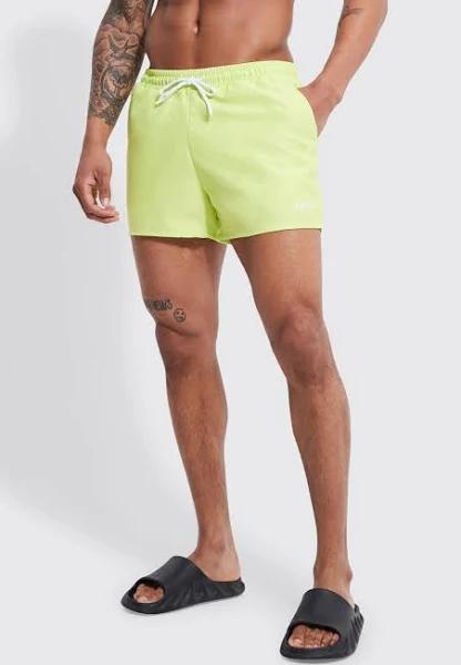 Mens Neon-Yellow Original Man Short Swim Shorts