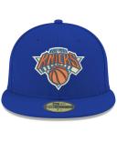 Mens New Era Royal York Knicks Official Team Color 59Fifty Fitted Hat