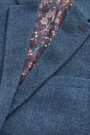 Mens Next Nova Fides Signature Herringbone Wool Blazer - Blue