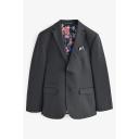 Mens Next Puppytooth Suit: Jacket - Grey