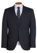 Mens Next Signature Tollegno Wool Suit: Jacket - Blue