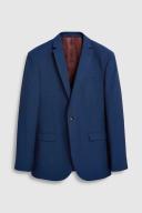 Mens Next Signature Tollegno Wool Suit: Jacket - Blue
