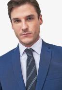Mens Next Signature Tollegno Wool Suit: Jacket - Blue