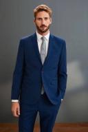 Mens Next Signature Tollegno Wool Suit: Jacket - Blue