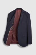 Mens Next Signature Tollegno Wool Suit: Jacket - Blue