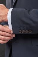 Mens Next Signature Tollegno Wool Suit: Jacket - Blue