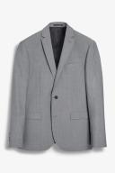 Mens Next Signature Tollegno Wool Suit: Jacket - Grey